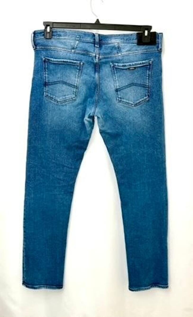 Armani Exchange J13 Slim Fit Jeans Mens Size 36 Blue Denim Light Wash